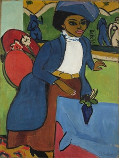 Frauenbildnis (Portrait of a Woman) by Ernst Ludwig Kirchner