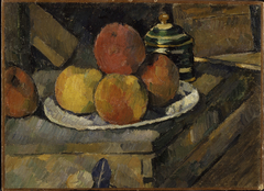 Fruit and Sugar Bowl by Paul Cézanne