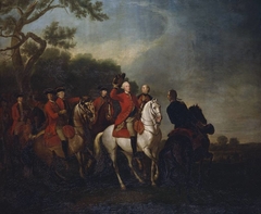 George III at a Review by Martin Ferdinand Quadal