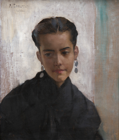 Girl from Toledo (Dolores) by Albert Edelfelt