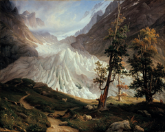 Grindelwald glacier by Thomas Fearnley