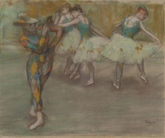 Harlequin Dance by Edgar Degas