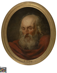 Head of an old man by Joseph-Benoît Suvée