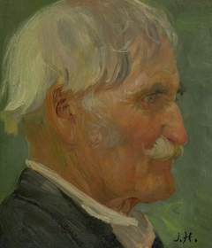 Head of an Old Man by Jozef Hanula