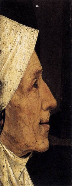 Head of an old woman by Hieronymus Bosch