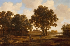 Het Haagse Bos met gezicht op Paleis Huis ten Bosch by Joris van der Haagen