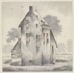 Hoge huis te Zoelmond, in de Betuwe by Evert Doublet