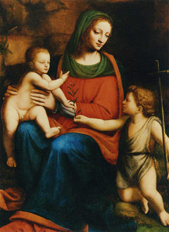 Holy Family by Bernardino Luini