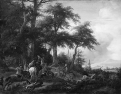 Hunting to Hounds by Philips Wouwerman