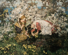 Idyl in Spring by Edward Atkinson Hornel