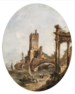 Imaginary Landscape by Francesco Guardi