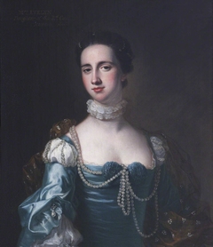 Jane Cust, Mrs James Evelyn (1725-1791) by Thomas Hudson