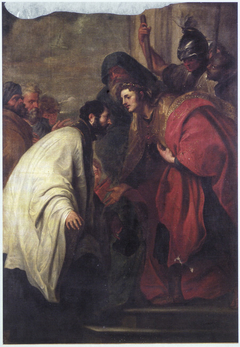 Jesuit missionary Francis Xavier before a king by Anthony van Dyck