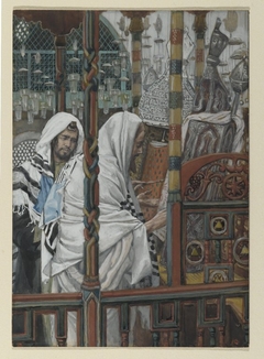 Jesus Teaches in the Synagogues by James Tissot