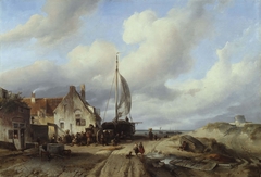 Katwijk aan Zee (South Holland) by Solomon Leonard Verveer