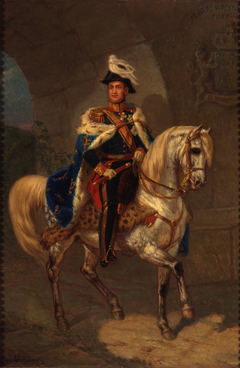 King William II on Horseback by Theodore Schaepkens