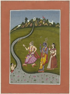 Krishna (incarnatie van Vishnu) by Unknown Artist