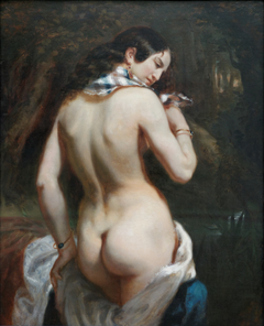 La baigneuse (vue de dos) by Théodore Chassériau