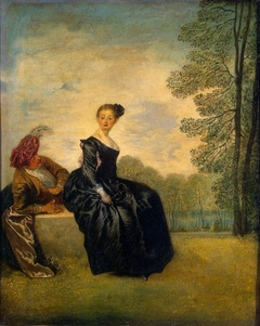 La Boudeuse (The Capricious Girl) by Antoine Watteau