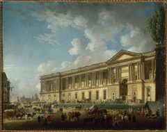 La colonnade du Louvre, nouvellement dégagée by Pierre-Antoine Demachy