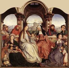 La Famille de Sainte Anne by Quinten Metsys