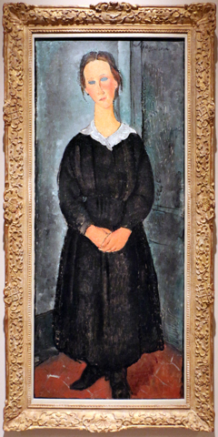 la jeune bonne (la cameriera) by Amedeo Modigliani