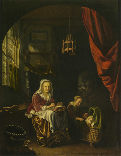 Lacemaker by Domenicus van Tol