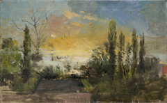 Landscape from Rabka by Hipolit Lipinski