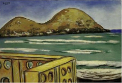 Landscape near Saint-Cyr-sur-Mer by Max Beckmann