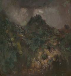 Landscape with a Castle before the Storm by László Mednyánszky