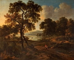 Landscape with a Hunter by Jan Wijnants