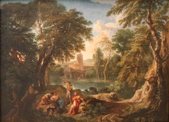 Landscape with bandits by Andrea Locatelli