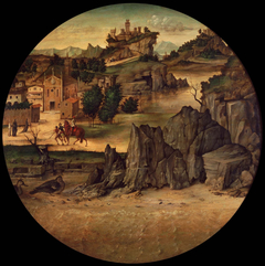 Landscape with Castles by Bartolomeo Montagna