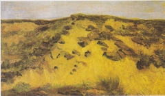 Landscape with dune by Vincent van Gogh