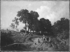 Landschaft mit Schafherde by Adolf Heinrich Lier