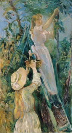 Le Cerisier by Berthe Morisot