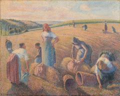 Les glaneuses by Camille Pissarro