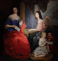 Mademoiselle de la Vallière and Her Children by Peter Lely