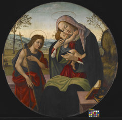 Madonna and Child with St. John the Baptist by Sandro Botticelli