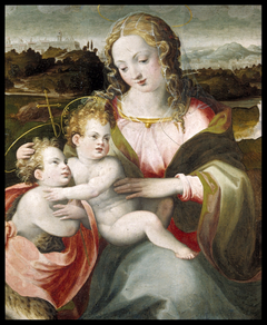 Madonna and Child with the Young Saint John the Baptist by Ridolfo Ghirlandaio