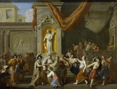 Marriage of Alexander the Great, King of Macedonia, with Roxana of Bacteriane by Gerard Hoet