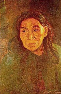 Martha Simon, Last of the Narragansetts by Albert Bierstadt