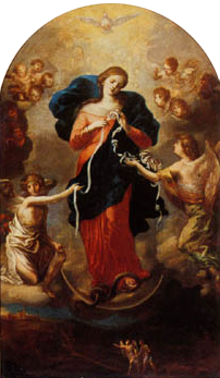 Mary Untier of Knots by Johann Georg Melchior Schmittner