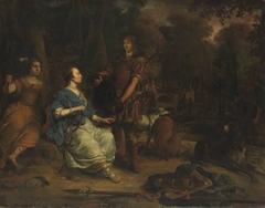 Meleager und Atalante by Gerbrand van den Eeckhout