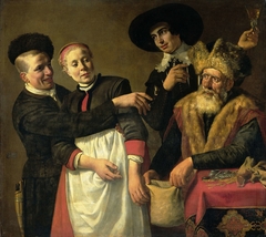 Mooy-Aal and her suitors by Claes Moeyaert