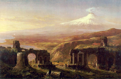 Mount Aetna from Taormina by Thomas Cole