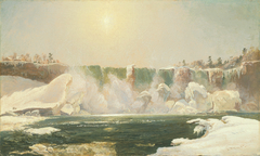 Niagara Falls in Winter by Jasper Francis Cropsey