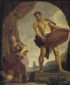 Odysseus en Minerva by Pieter Lastman