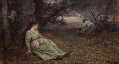 On the Wallaby Track by Frederick McCubbin