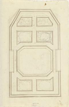 Ontwerp voor een plafondschildering by Elias van Nijmegen